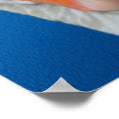 Poster Animal de ferme à visage d'oie blanche (Coin)