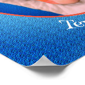 Poster Animal de ferme à visage d'oie blanche Personnalis (Coin)