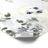 Poster Animal de l'Arctique Hiver Onederland 1er Annivers (Coin)