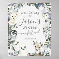 Animal de l'Arctique Hiver Onederland Anniversaire