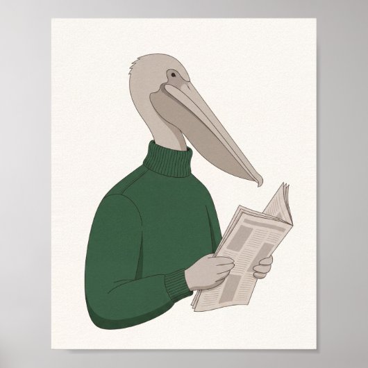 Poster Animal en Pull Art No. 3 (Devant)