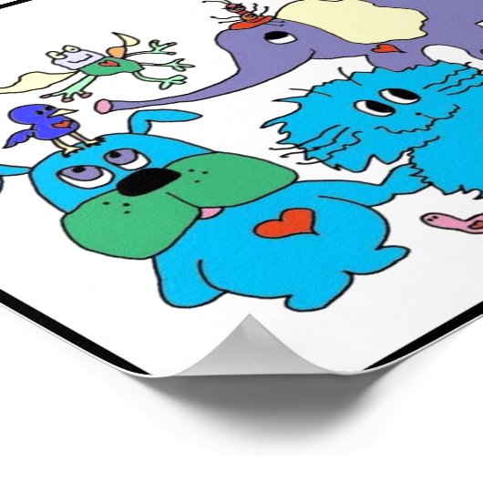 Poster animal mignon (Coin)