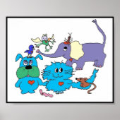 Poster animal mignon (Devant)