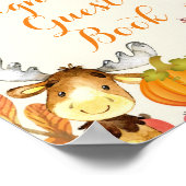 Poster Animal Rustic citrouille S'il vous plaît signer no (Coin)