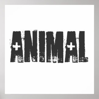 Poster Animal - Salle de gym Fitness