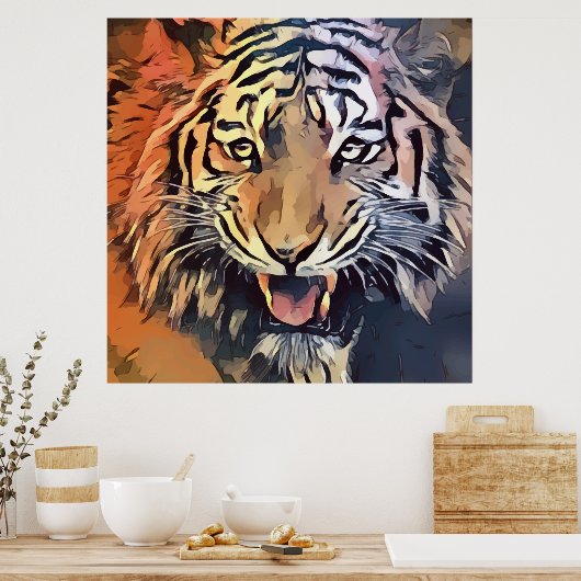 Poster Animal sauvage (Cuisine)