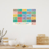 Poster Animalfabet (Keuken)