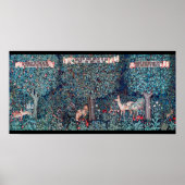 Poster Animals dans The Forest, William Morris (Devant)