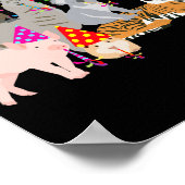 Poster Animals Partying Cute Animals Having A Party  (Coin)