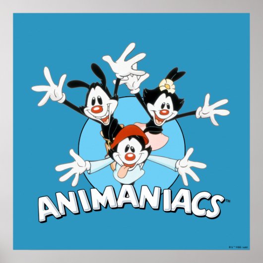 Poster Animaniacs | Warner Siblings Armoiries grand graph (Devant)