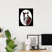 Poster Animau caricaturale de Cheval de Rire (Bureau à domicile)