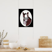 Poster Animau caricaturale de Cheval de Rire (Cuisine)