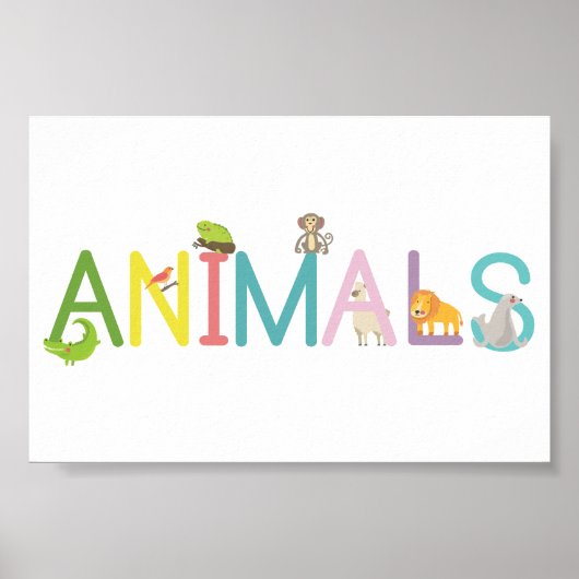 Poster Animaux (Devant)