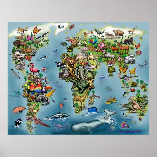 Poster Animaux (Devant)