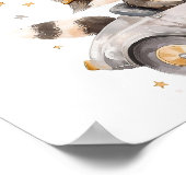 Poster Animaux amusants Voitures de course 2e anniversair (Coin)