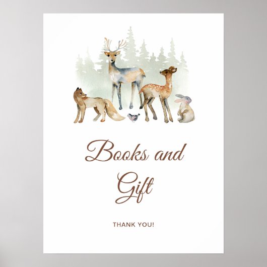 Poster Animaux Books et Symbole Cadeau (Devant)