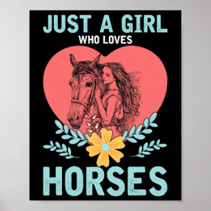 Poster Animaux Cadeaux Cheval équitation Femmes Cheval