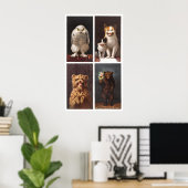 Poster Animaux Cartes peinture (Bureau à domicile)