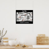 Poster Animaux dans un boîtier par Paul Klee (Cuisine)