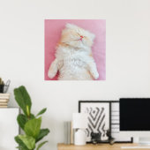Poster Animaux de bébés cutest | Belle Chaton Dormir (Bureau à domicile)