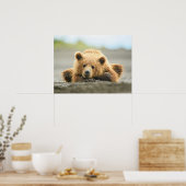 Poster Animaux de bébés cutest | Cub d'ours Brown côtier (Cuisine)