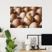 Poster Animaux de bébés cutest | Nouveau bébé poussin (Bureau à domicile)