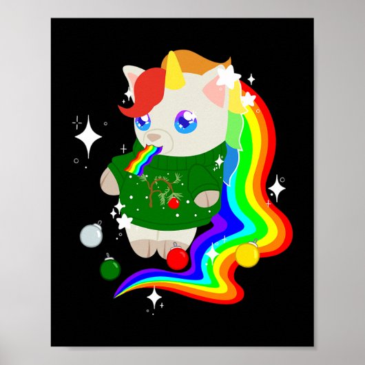 Poster Animaux de compagnie Show Unicorn Christmas Editio (Devant)