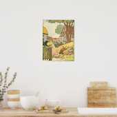 Poster Animaux de ferme aquarelle illustrés (Cuisine)