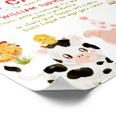 Poster Animaux de ferme Barnyard Anniversaire Heure Capsu (Coin)