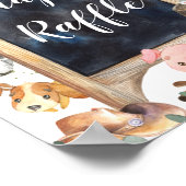 Poster Animaux de ferme Barnyard Green Déchets Déchets Si (Coin)