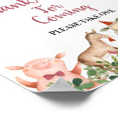 Poster Animaux de ferme Barnyard Merci pour venir (Coin)