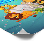 Poster animaux de fête (Coin)