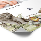 Poster Animaux de la forêt | 1ère année 12 mois de collag (Coin)