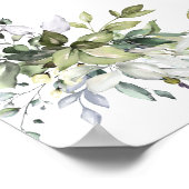 Poster Animaux de la forêt de Baby shower (Coin)