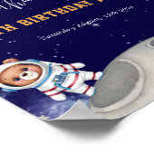 Poster animaux de la forêt de l'extérieur signe d'anniver (Coin)