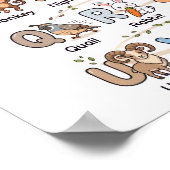 Poster Animaux de l'alphabet (Coin)