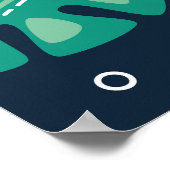 Poster Animaux De Noël, Design Sans Fil. (Coin)