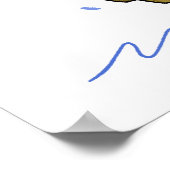 Poster Animaux deux par deux sur l'arche de Noé (Coin)