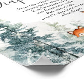 Poster Animaux d'hiver Snowflakes Late Night Diapos (Coin)