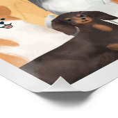 Poster Animaux domestiques, chiens et chats (Coin)