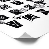 Poster Animaux Et Actions Alphabet Pépinière (Coin)