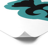 Poster animaux et masques africains (Coin)