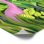 Poster Animaux fantaisistes de la forêt art (Coin)