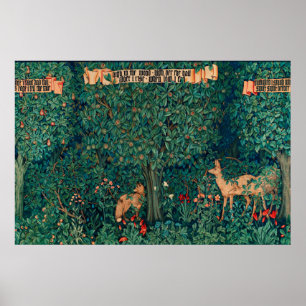 Poster Animaux forestiers, Do, W.Morris Développement num