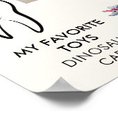 Poster Animaux forestiers Première année Premier annivers (Coin)