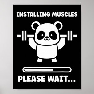 Poster Animaux Installation Muscles Fitness Musculation K