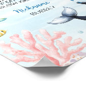 Poster Animaux marins au-dessus de la mer Anniversaire Ja (Coin)