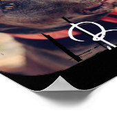 Poster Animaux Moderne Simple Cool Nge Nom Et Photo (Coin)