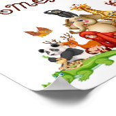 Poster Animaux personnalisés de l'enfant (Coin)