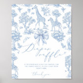 Poster Animaux Safari Toile de Jouy Rupture de couche (Devant)